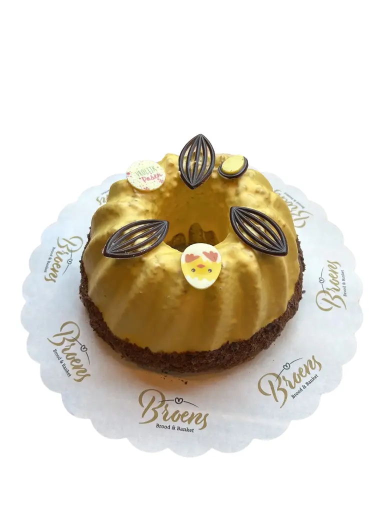 Vanillecake tulband Pasen 80
