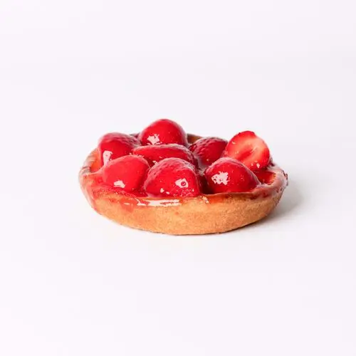 Aardbeien vlaaitje eenpersoons (VANAF 31/03!!)